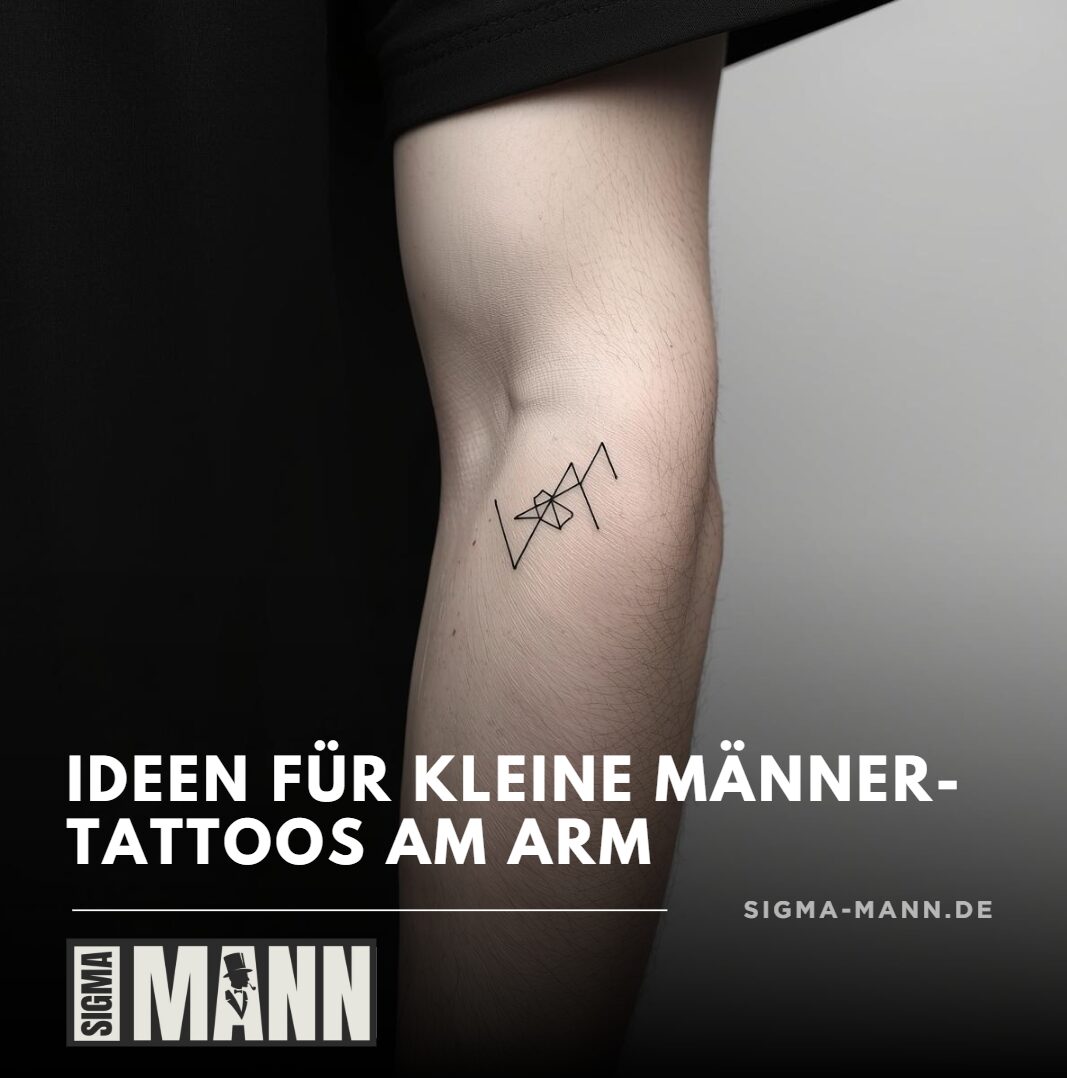 ideen kleine männer tattoos am arm