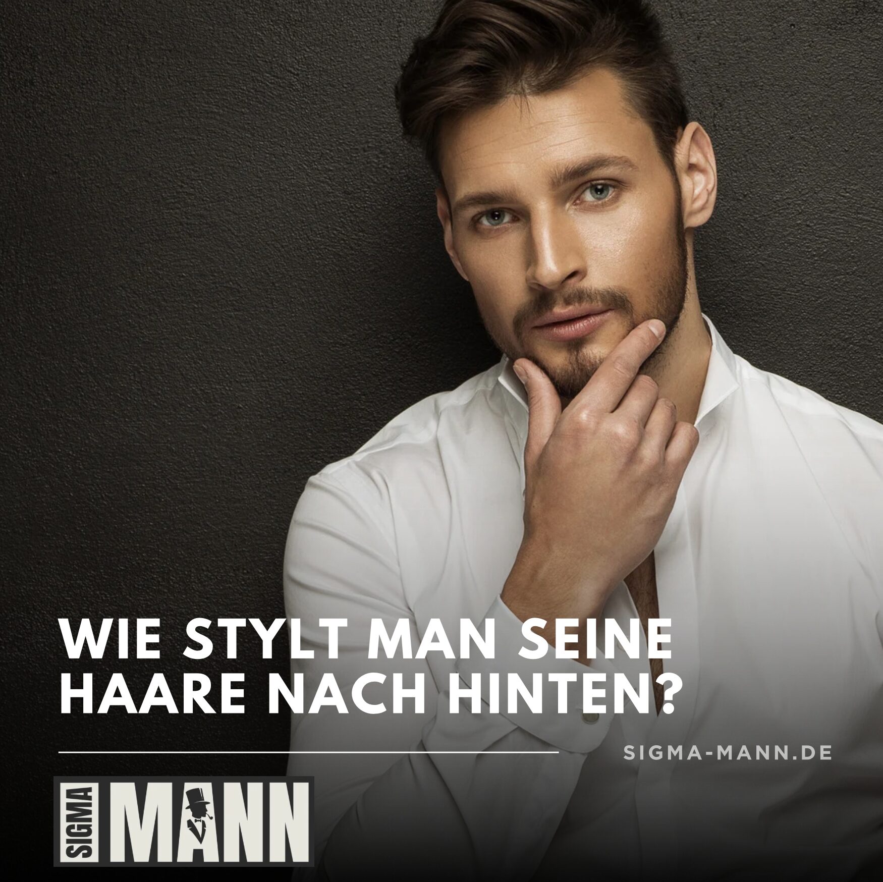 Wie stylt man seine Haare nach hinten?