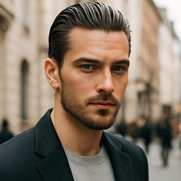 Slick Back Männer