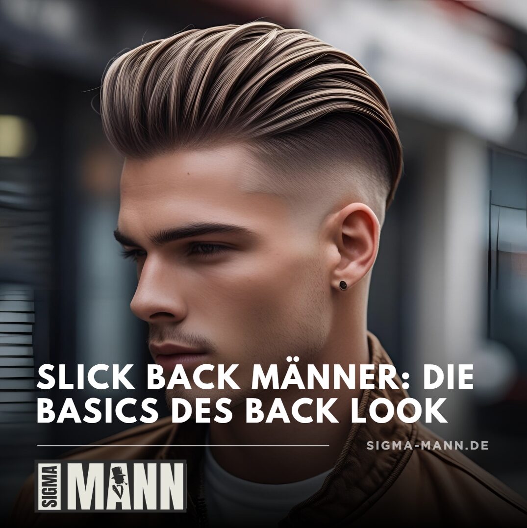 Slick Back Männer look
