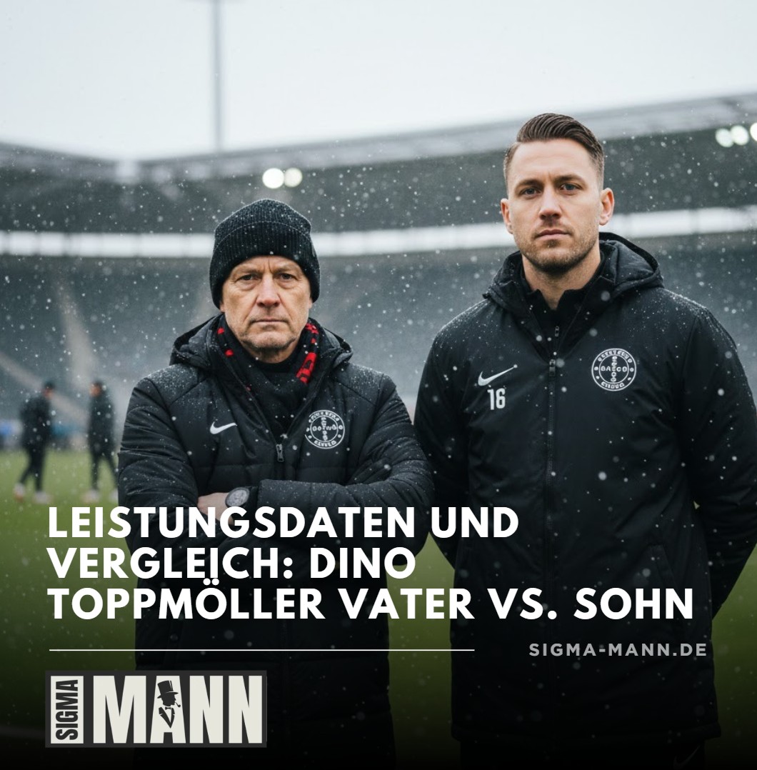 Leistungsdaten und Vergleich Dino Toppmöller Vater vs. Sohn
