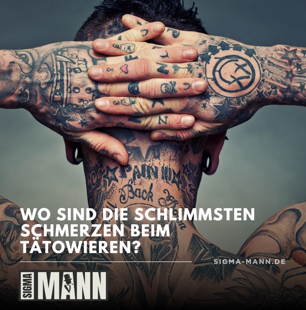Wo sind die schlimmsten Schmerzen beim Tätowieren