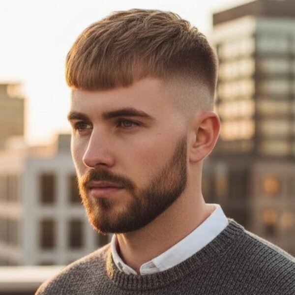 French Crop für Männer Die Frisur für markante Köpfe