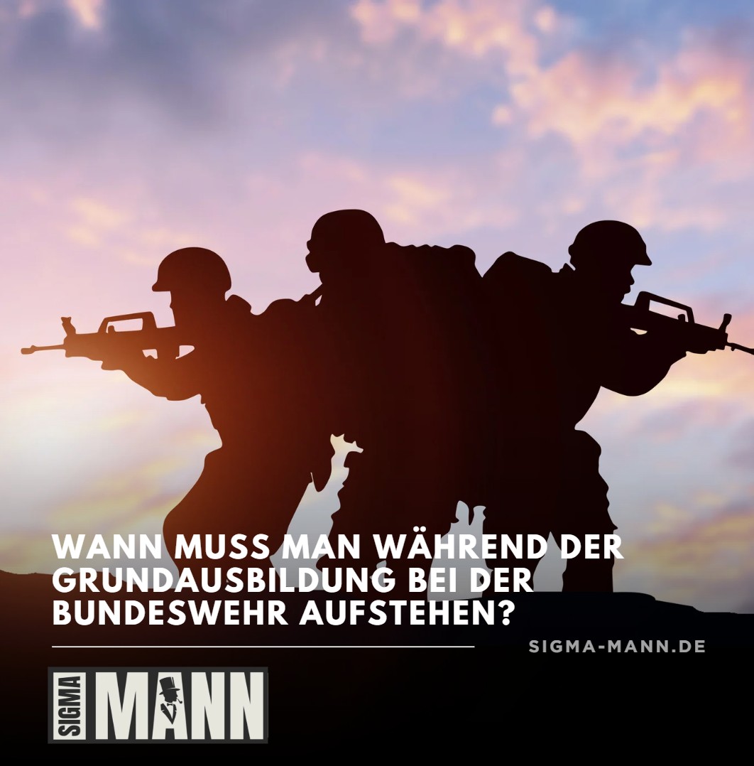 Wann muss man während der Grundausbildung bei der Bundeswehr aufstehen