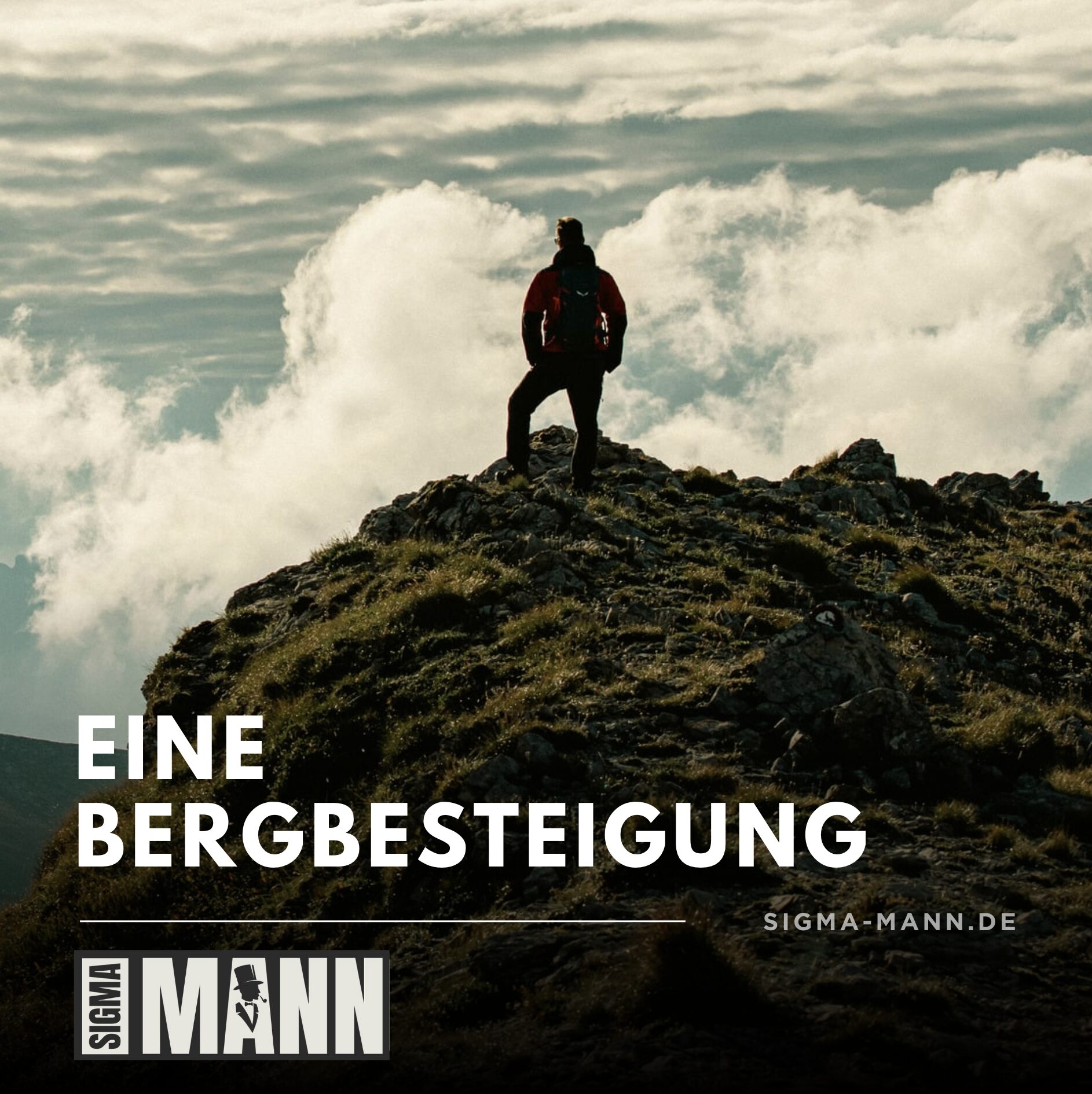 Eine Bergbesteigung