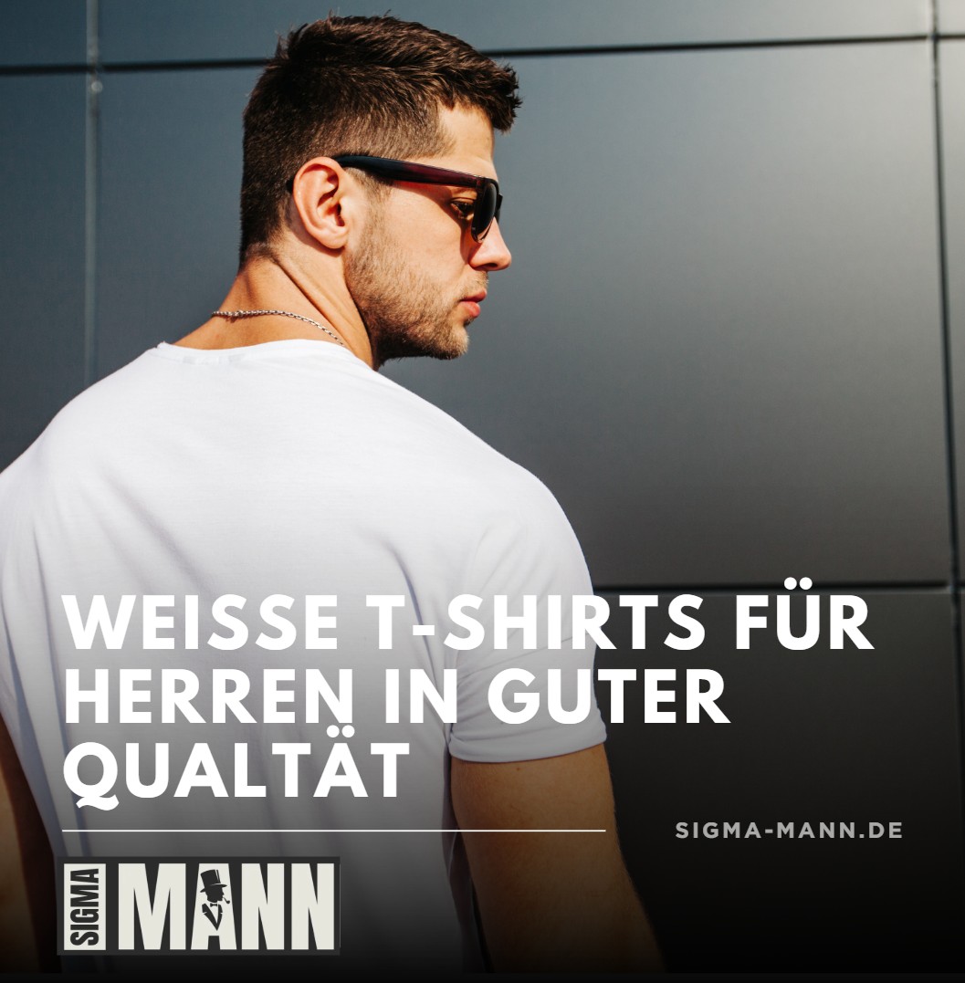Weiße T-Shirts für Herren in guter Qualität Weiße T-Shirts für Herren in guter Qualität