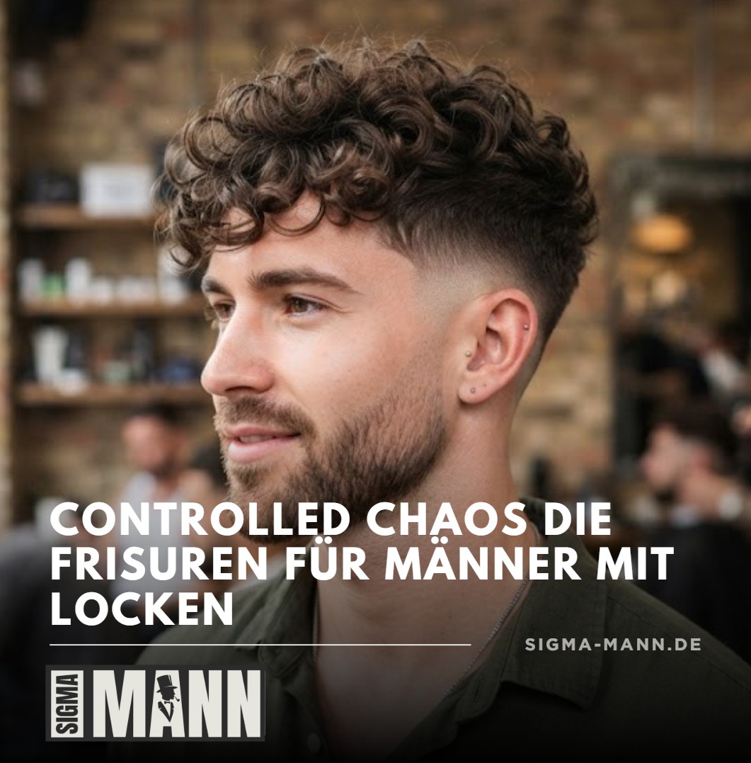 Controlled Chaos die Frisuren für Männer mit Locken