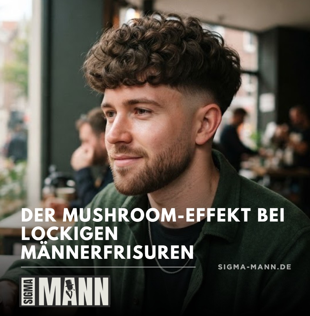 Der Mushroom-Effekt bei lockigen Männerfrisuren
