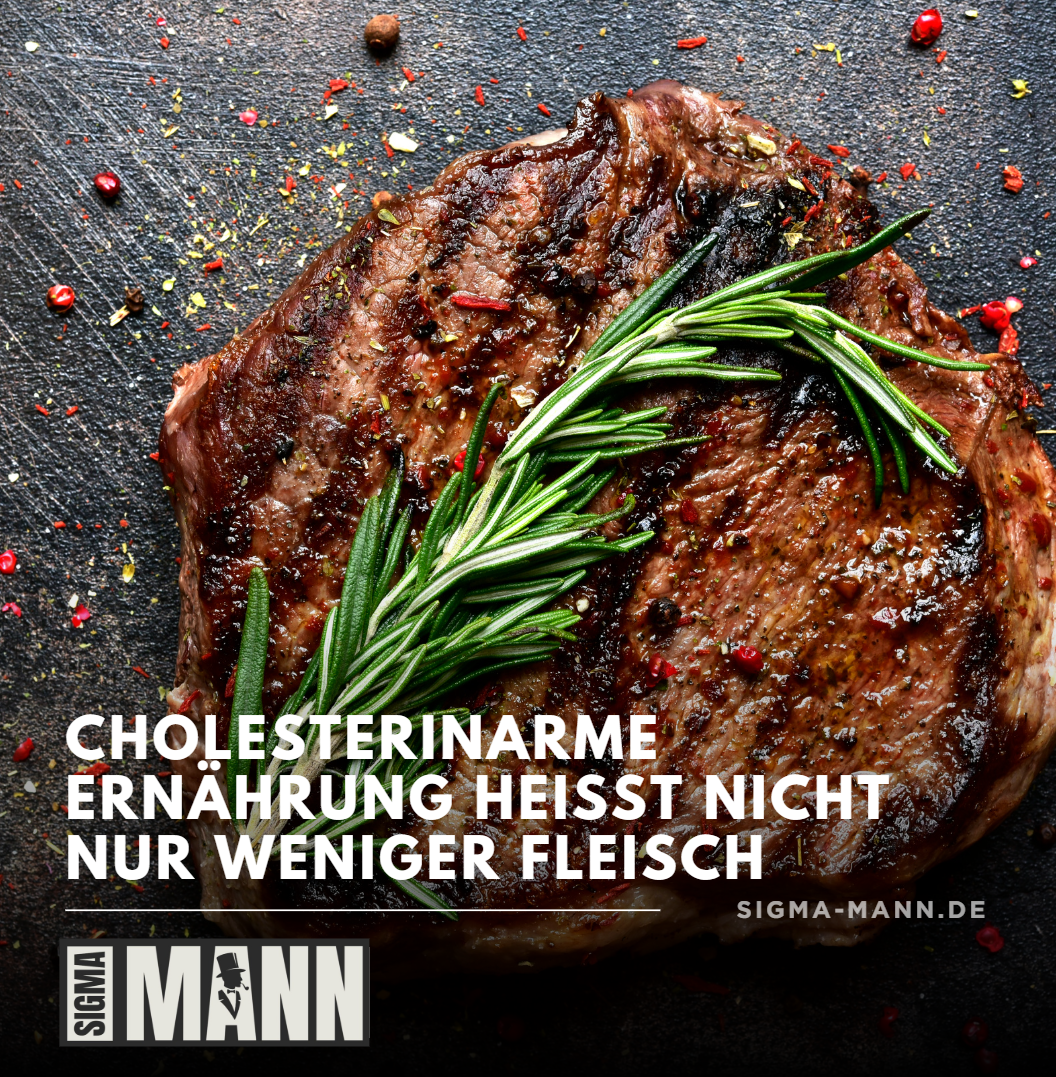 Cholesterinarme Ernährung heißt nicht nur weniger Fleisch